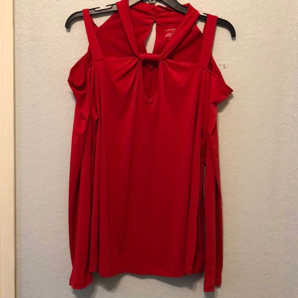 Lane Bryant Cold Shoulder Long Sleeve Top - 14/16